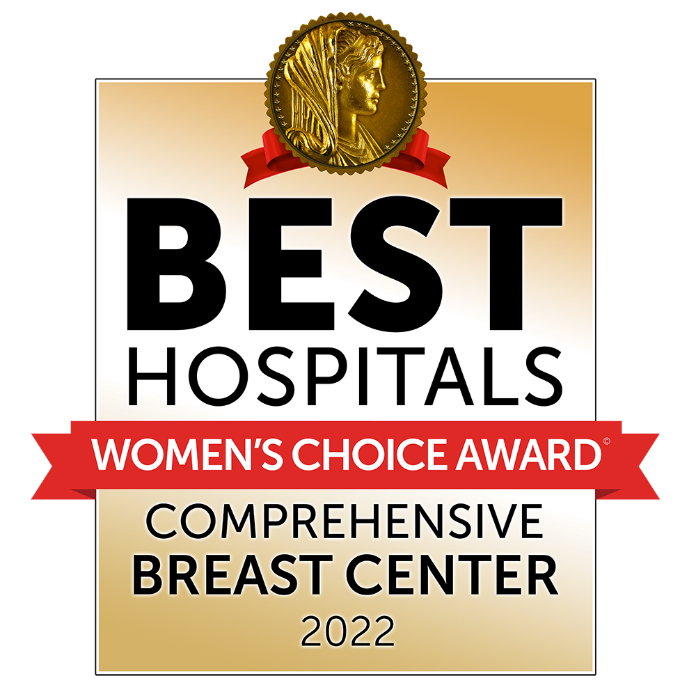 Women's Choice Award, Best Comprehensive Breast Center 2022